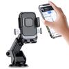 Car Mobile Phone Holder Car Dashboard Windshield Suction Cup Type Retractable Automatic Lock Mobile Phone Navigation Holder