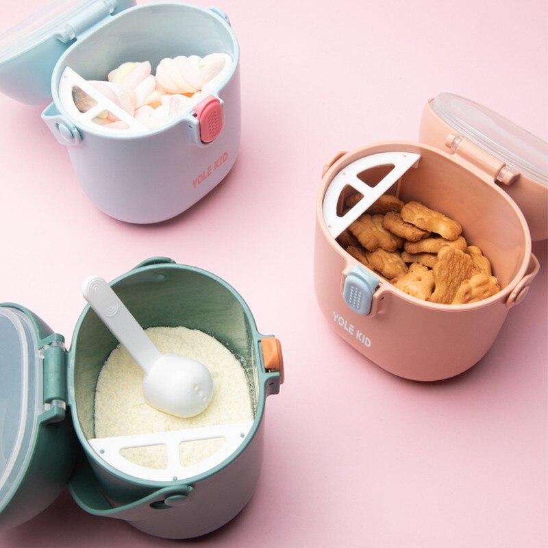 Baby Milk Powder Box Infant Feeding Container Newborn Food Storage Box Powder Dispenser Kid Meal Toddler Snack Portable Grade PP
