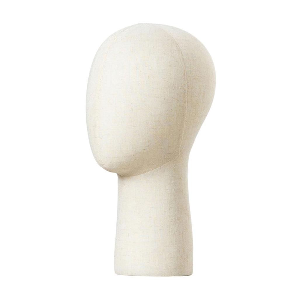 Mannequin Head Multipurpose Wig Display Holder for Home Salon Styling Drying White
