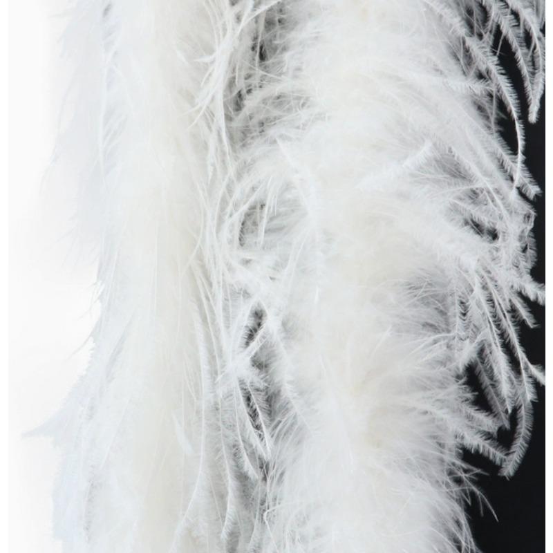 DIY Weißer STRAUSSENFEDER boa 1 6 10 15 35lagig Straußenfeder boa Besatz Tanzkleid Hochzeit Basteln Halloween Kundenspezifische Lieferung auf Lager