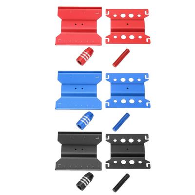 RC Car Work Stand Repair Work Station 360 Rotation Aluminum Alloy 1/18 1/24 Scale for SCX24 Remote C