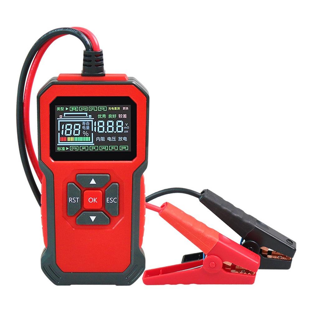Multifunktionaler intelligenter Batterietester mit Sprachansage für 12V 24V Auto Für Testmesswerkzeug Zubehör