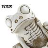 Halloween Horror Props Skeleton Frog Figurine, Resin Animal Bone Statue for Bar Haunted Realistic Decor House, Spooky Gothic Ornament, Trick or Treat