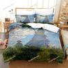 Monet Van Gogh Style Sky Oil Painting Bedding Set Duvet Cover 3d Bedding Fashion Design Decoration King Duvet Cover Set