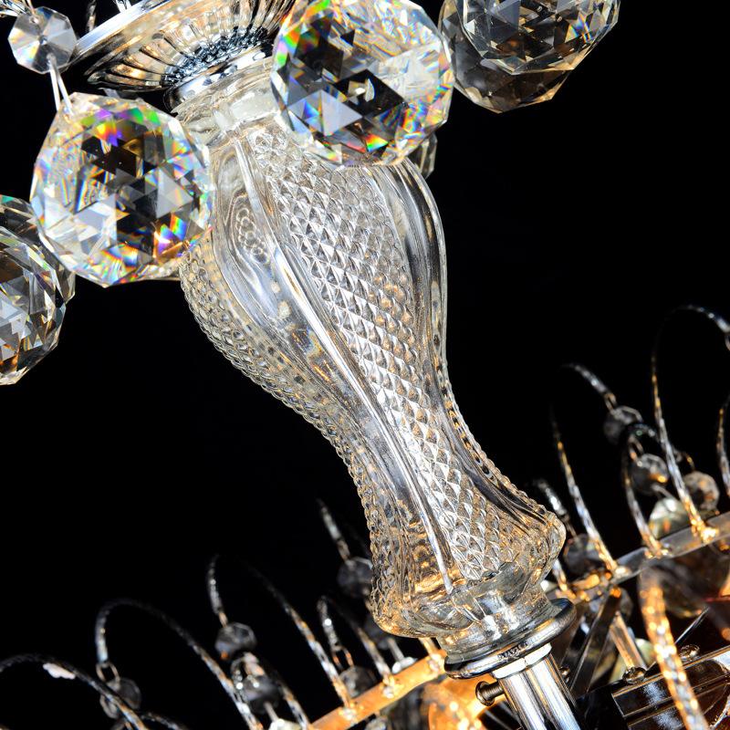 Led Crystal Lamp Cozy Bedroom Lamp European-style Living Room Chandelier Romantic Dining Room Lamp Study Lamp