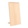 9 Fächer Schlichte Holz Schreibtisch Deko Ornament Halskette Schmuck Display Board Ständer Aufbewahrung
