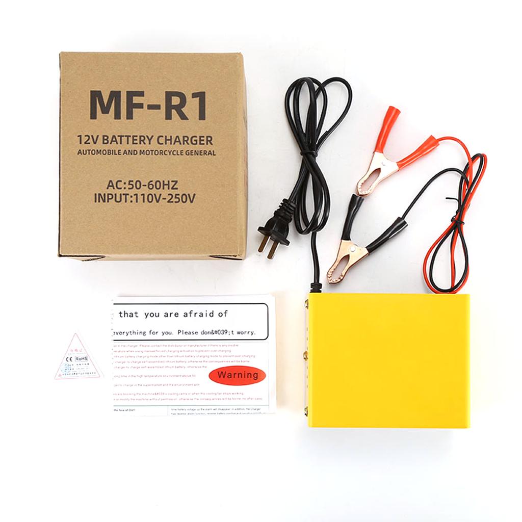 Car Battery Smart Battery for 12V Battery Digital Display PowerCelsiusVoltageCelsiusCurrent Automatic Manual Modes
