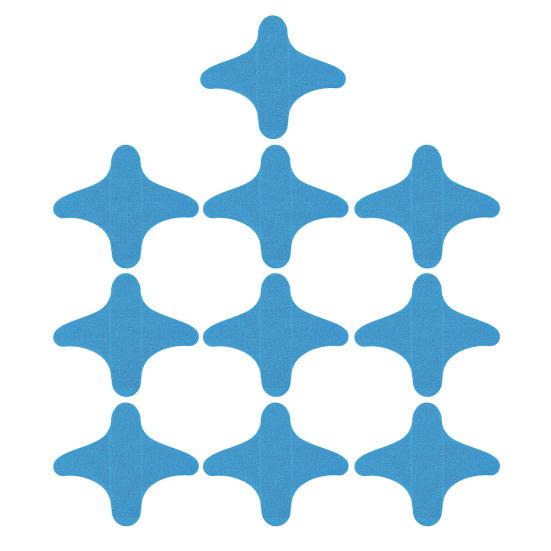 10 Pcs Precut Kinesiology Tape for Hand Waterproof Elastic Cotton Athletic Sports Tape for Pain Relief Support