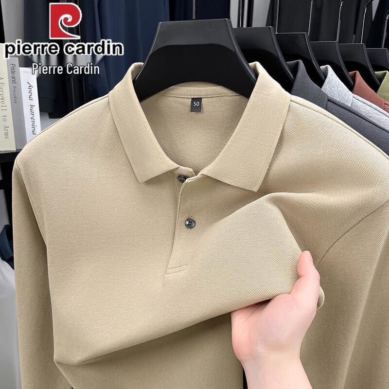 

Мужская весенняя хлопковая рубашка-поло с длинным рукавом Pierre Cardin XL