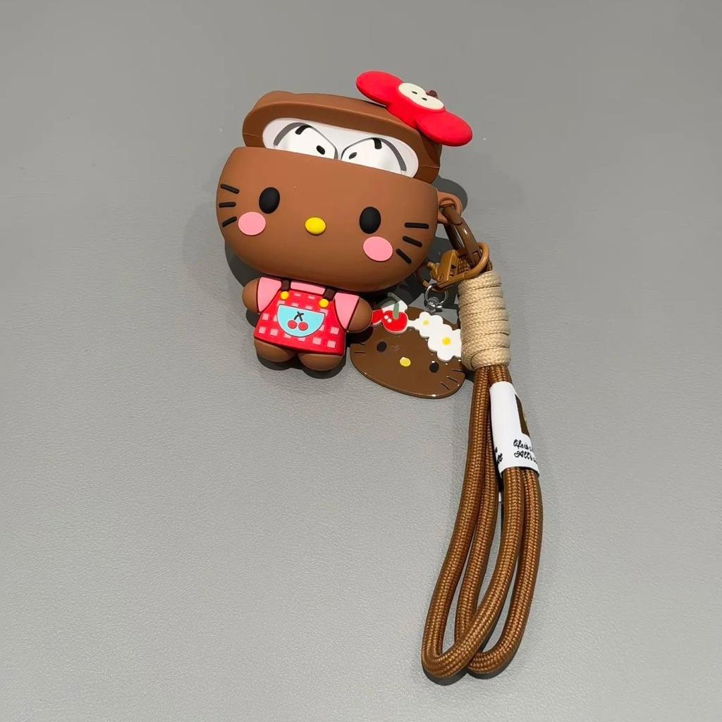 Cute cherry kt cat AirPods pro apple bluetooth headset case 1/1/1 generation cartoon case for women