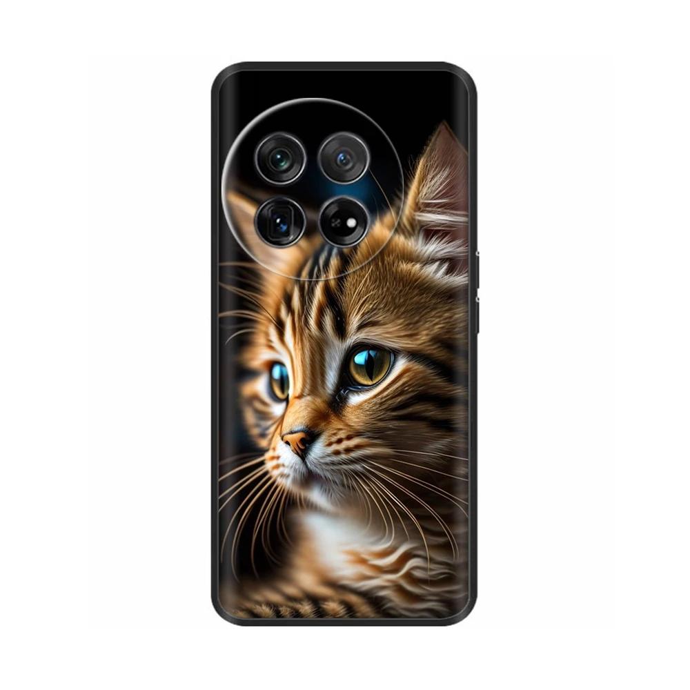 For OnePlus 12 Case Cover Silicone Soft TPU Phone Cases Bumper for One plus 12R 1+12 Oneplus12 5G Back Cover Funda Shockproof