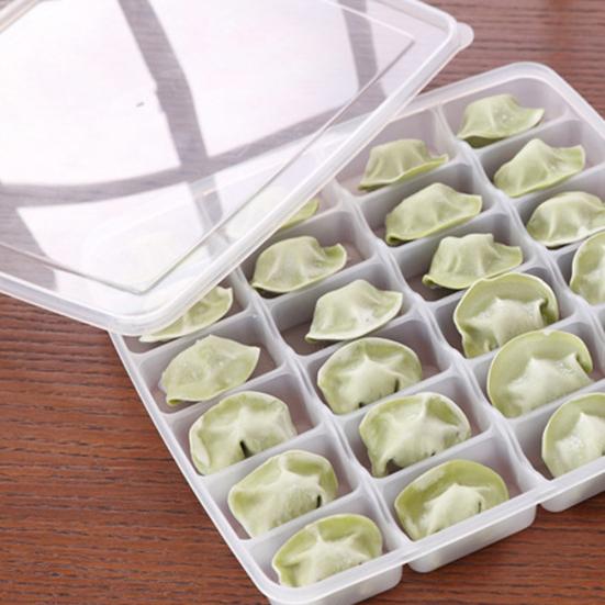 Dumpling Frozen Box Case Refrigerator Storage Organizer Food Crisper Container
