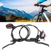 Hydraulic Disc Brake Set Aluminum Alloy 4 Piston Front and Rear Bilateral Hydraulic Brake for Mountain Bike