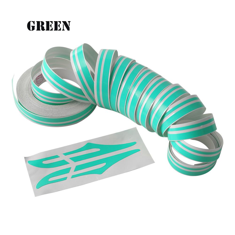 12mm Colorful Striping Pinstripe Steam line DOUBLE LINE Tape Car Body Decal Vinyl Sticker Car Styling Decor Exterior Accessory
