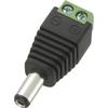 Male DC Power Plug, Straight - TRU COMPONENTS - DC14-M - Outer Diameter 5.5 Mm - Inner Diameter 2.1 Mm