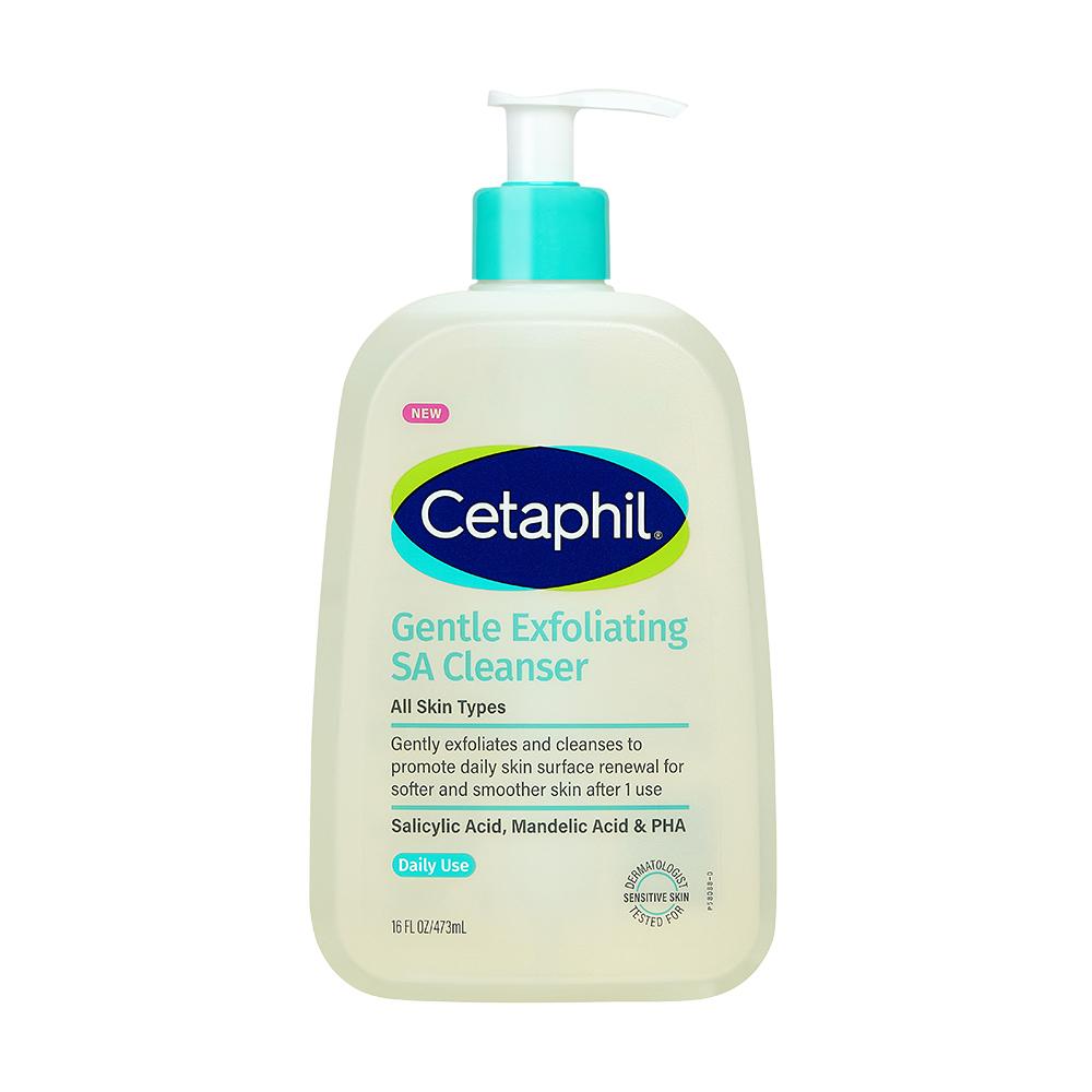 Cetaphil Exfoliating SA Wash 473ml Promotion (+Shower Sponge Free)