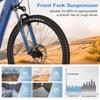 KROSS  Electric Mountain Bike 250W Mid Motor , 43.2V Removable Battery, Front Suspension