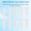 BHBL 1000Pcs Mini Centrifuge Tubes 1.5Ml Raduated Clear Plastic Centrifuge Vials with Flat-Top Snap Cap