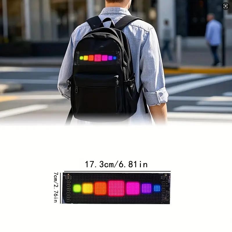 AI voice control Demon Eyes Car LED Display Programmable Flexible LED Display Soft Sign Board Pixel Custom Led Panel Christmas