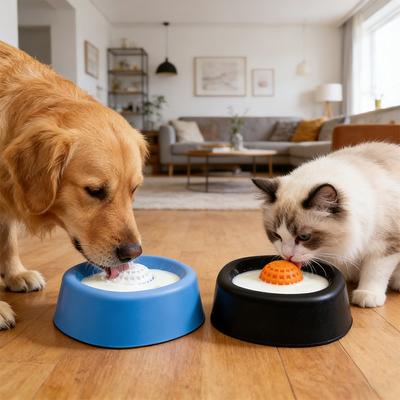 Slow Feeder Dog Bowls for Liquid Treat Interactive Lick Bowl Anti-Slip Slow Feeder for Wet Food Anti-Slip Dog Lick Bowl