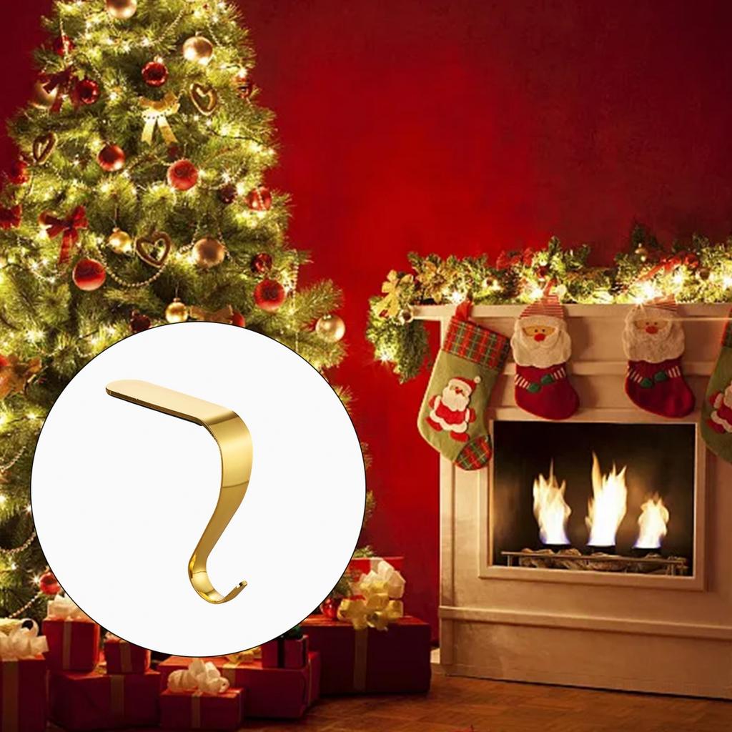 10*10cm Fireplace Hook For Christmas No Glue Required