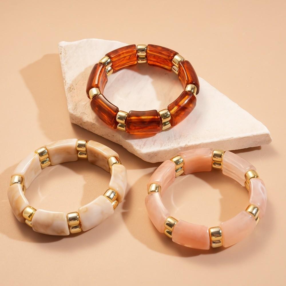 Wide Acrylic Bangle Bohemian Retro Hand Ring Unique Wide Chunky Bangles  Summer