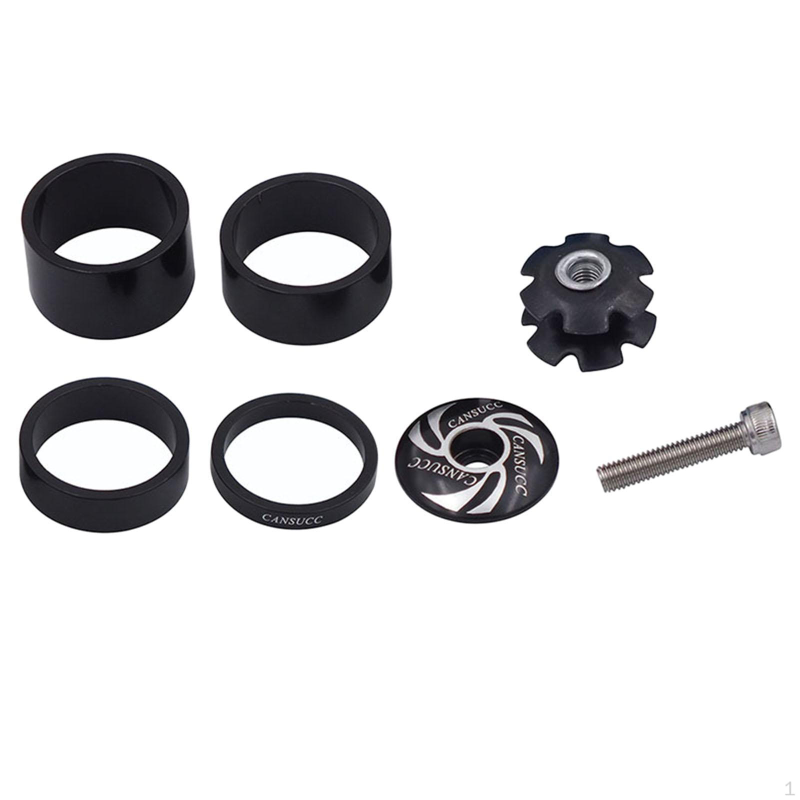 Headset Spacer And Cover Made of Aluminum Alloy Stem Fits 1-1 /