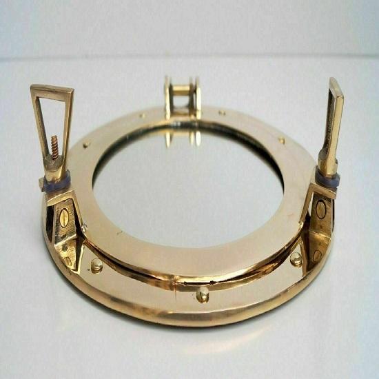 Maritime  Porthole Round Mirror Window Glass Nautical Boat Ship Porthole Decor  Wedding Gift