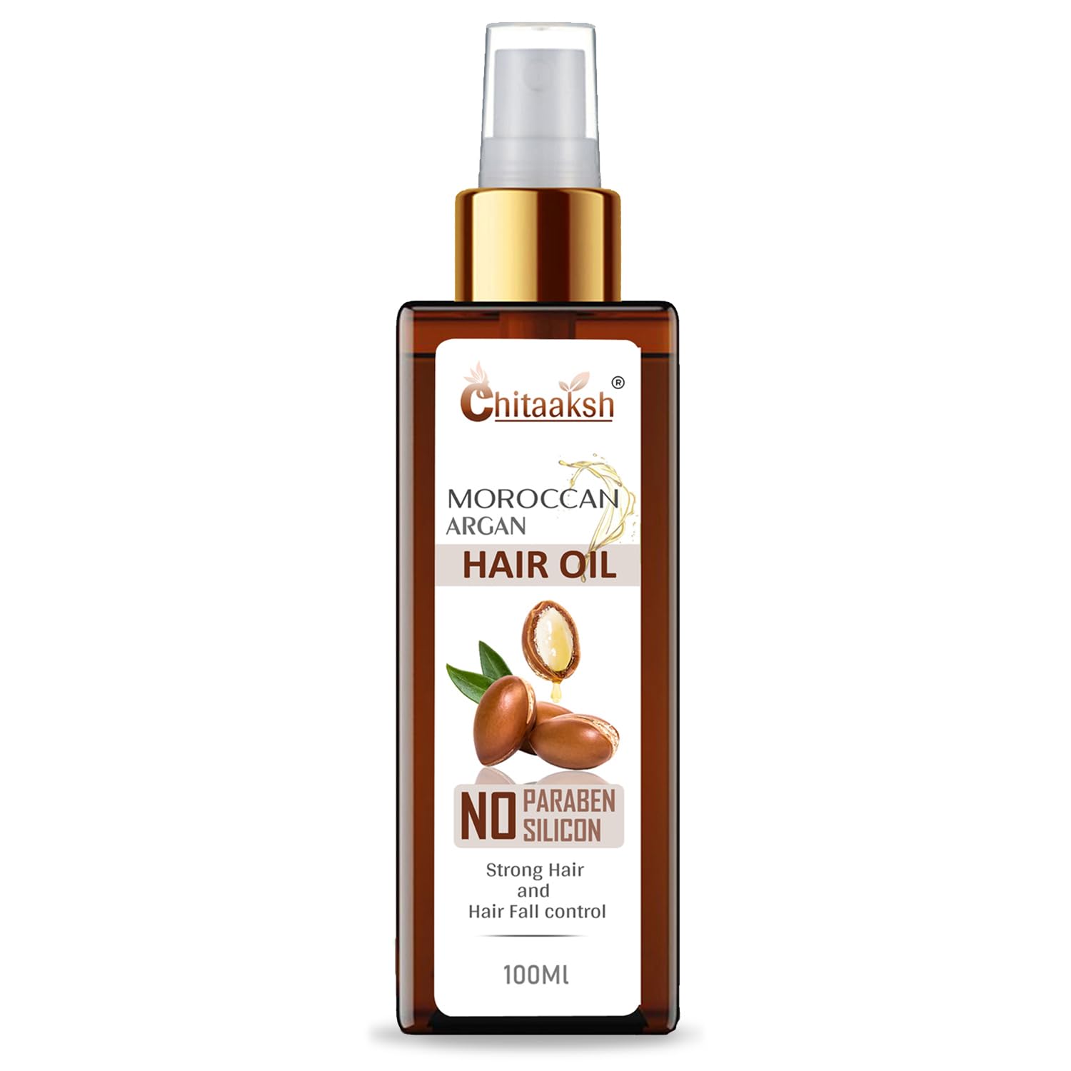

Argan Hair Oil with Argan, Jojoba, Rosemary & Castor Oil to Strengthen Dull & Dry Hair | Helps Control Hair Fall & Promotes Hair Growth | Paraben