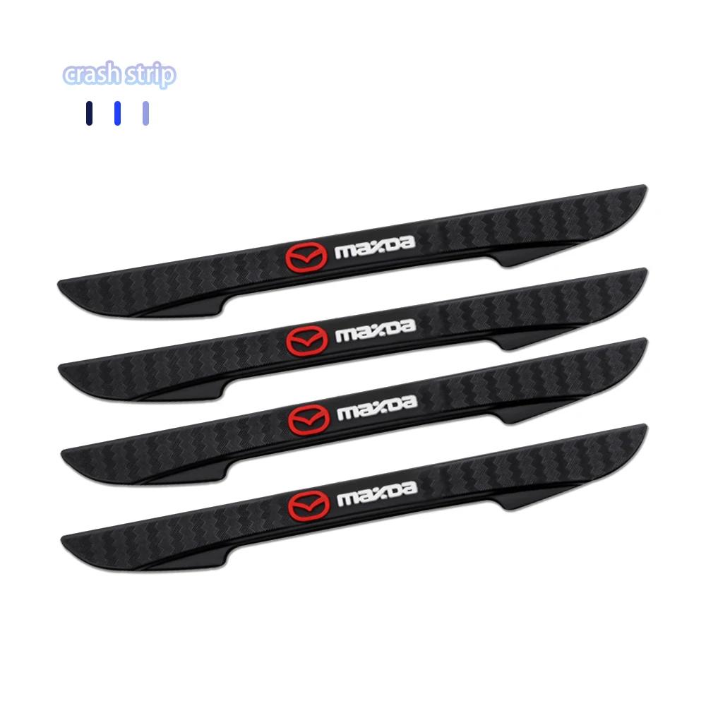 

2025 Hot 4Pcs For Mazda 3 Car Bumper Edge Crash Strip Sticker Auto Anti-Collision Door Handle Protection Decal Axela Speed 6 2 A