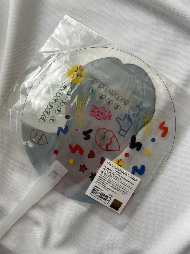 [USED] NCT DREAM Jaemin Transparent Fan with Sticker