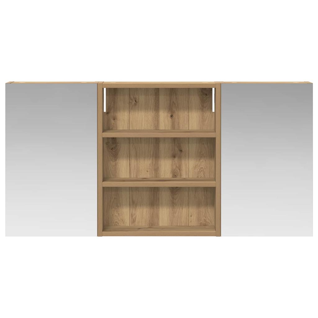 Bathroom Cabinet Set 3 Pcs 100 X 10.5 X 50 Cm Engineered Wood