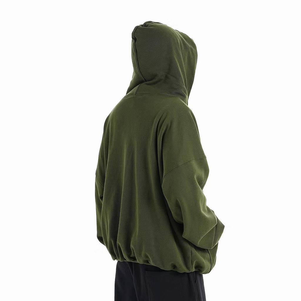 2024 Autumn/Winter Kanye Double-Layer Cotton Unisex Loose Hoodie