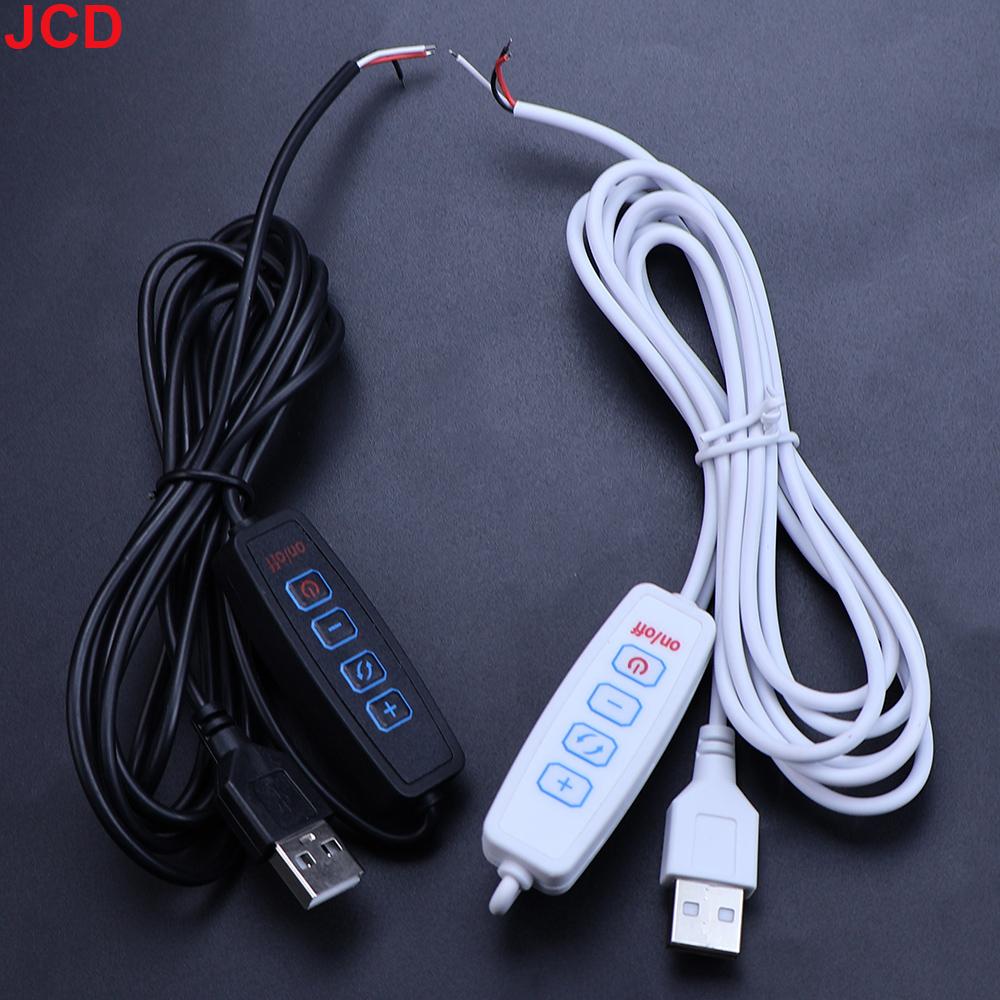 DC 5V LED Dimmer USB Port Power Supply Line Dimming Color-matching Extension Cable With ON OFF Switch Adapter For LED Light Bulb