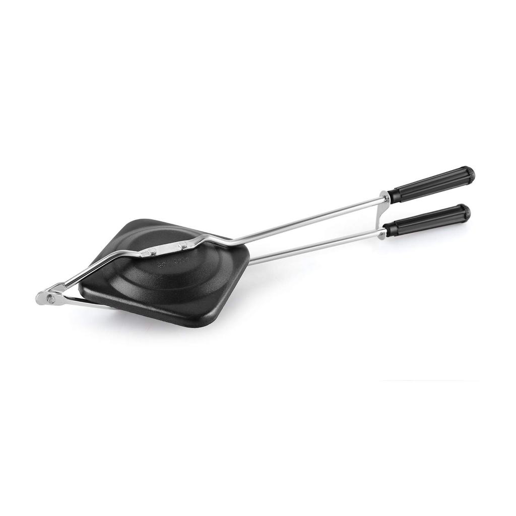 CELLO Tostapane a Gas Antiaderente per Sandwich per Snack Grigliati Casalinghi Veloci con Manico Resistente al Calore e Elegante Finitura Nera