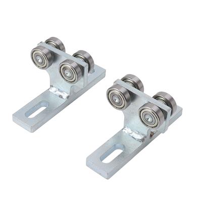 2PCS 4 Wheel Trolley Assemlly T Type Alloy Steel Bearing Trolley Assembly for 1?5/8in Taller Strut