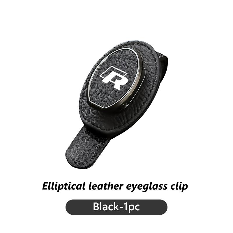 Elliptical Car Sunvisor Glasses Case Eye Glasses Storage Box For Volkswagen VW GTI Tiguan Passat B5 B6 B7 CC Jetta MK5 MK6 PoloSZ2