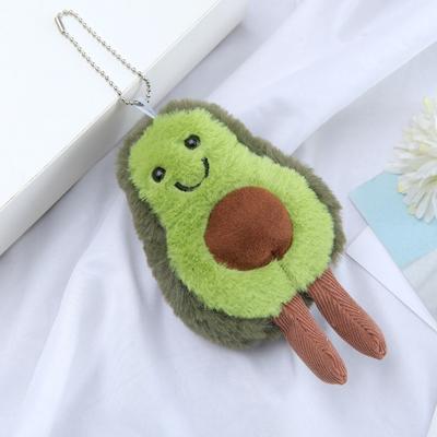 Um bichinho de pelúcia fofo de abacate, adequado para companhia diária de cães pequenos e médios, brinquedo pequeno de pelúcia para animais de estimação
