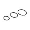 9-piece Set of 316L Round Stainless Steel Three-color Steel Ring Nose Stud, Nose Ring Puncture Jewelry