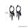 Classic Stainless Steel Rivet Clip Earring for Men Women,Anti Allergy Non-pierced Huggies Earrings,Rock Punk Jewelry Gift