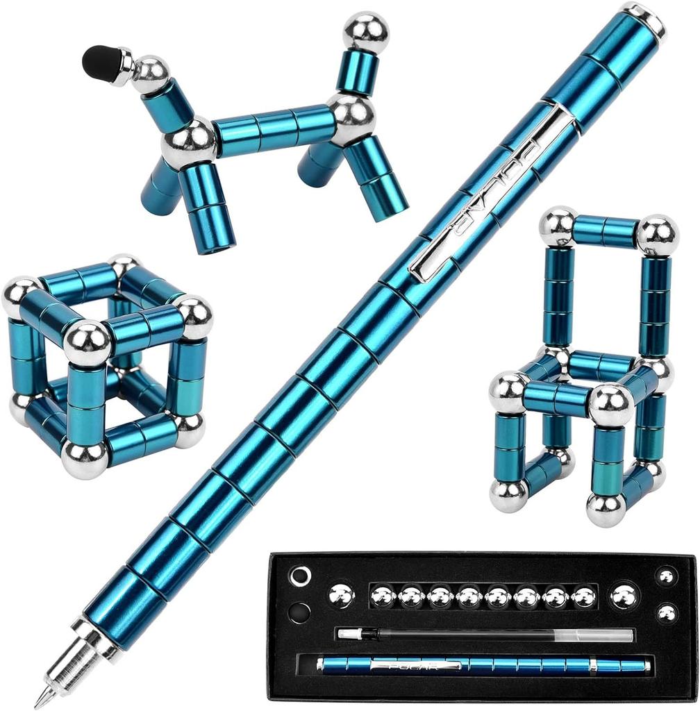Dekompressions-Magnetstift, Fidget-Magnetstift, multifunktionaler neuartiger Stift zur Linderung von Fidget-Druck, ein Geschenk für Freunde