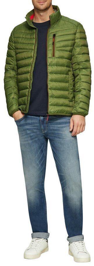Winter Jacket s.Oliver Lightweight Quilted Jacket Made of Recycled Polyester (2150249) Green