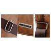Men Shoulder Bag Waterproof Large Capacity Messenger Bag Adjustable Strap Outdoor Travel PU Leather Casual Simple All-Match Bags
