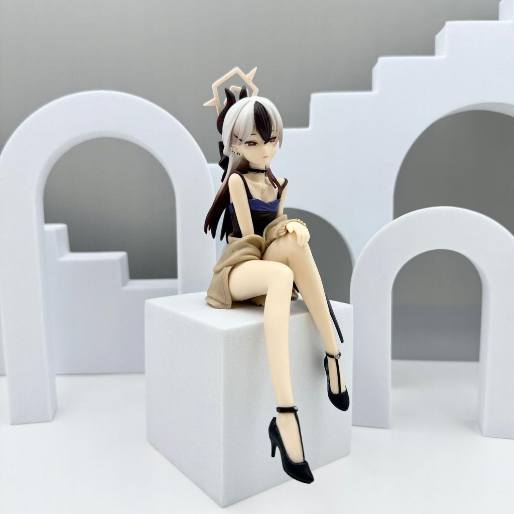 18cm Anime Kayoko Figurine Beautiful Girl Blue Archive Figure Gk Onikata Dress Ver PVC Statue Adult Collectible Decor Model Toys