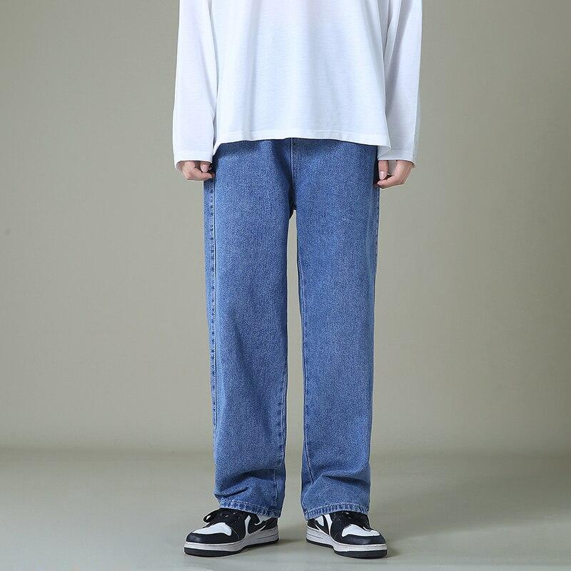Moda Streetwear Hombre Ancho -Leg Pantalones 2021 Otoño Nueva Tendencia  Juvenil Todos -Match Pantalones Vaqueros Sueltos Masculino De cintura  elástica Marca Pantalones Vaqueros comprar a buen precio — entrega  gratuita, reseñas reales