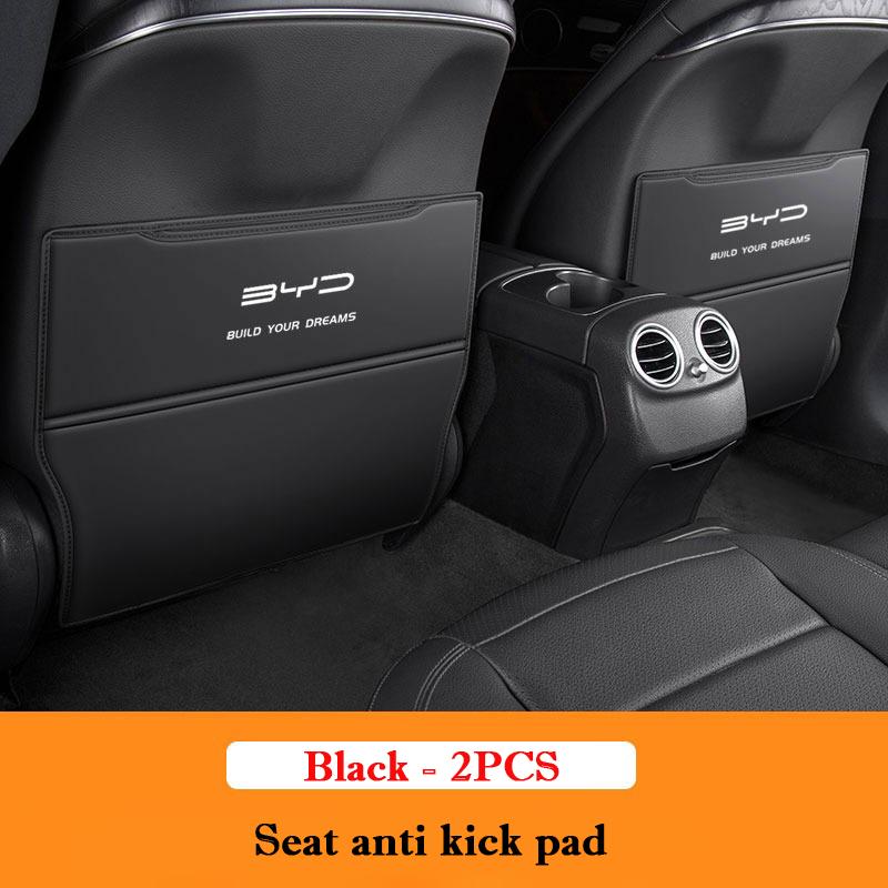 For BYD KING Destroyer 05 -2025 Car Seat Back Anti Kick Pad Rear Armrest Box Leather Protector Pad Interior Decorative Mat