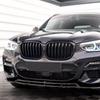 For BMW X3 G01 X4 G02 2018- Front Hood Kidney Bumper Racing Grille Mesh Single Slat Style Grill Car Replacement Accessories