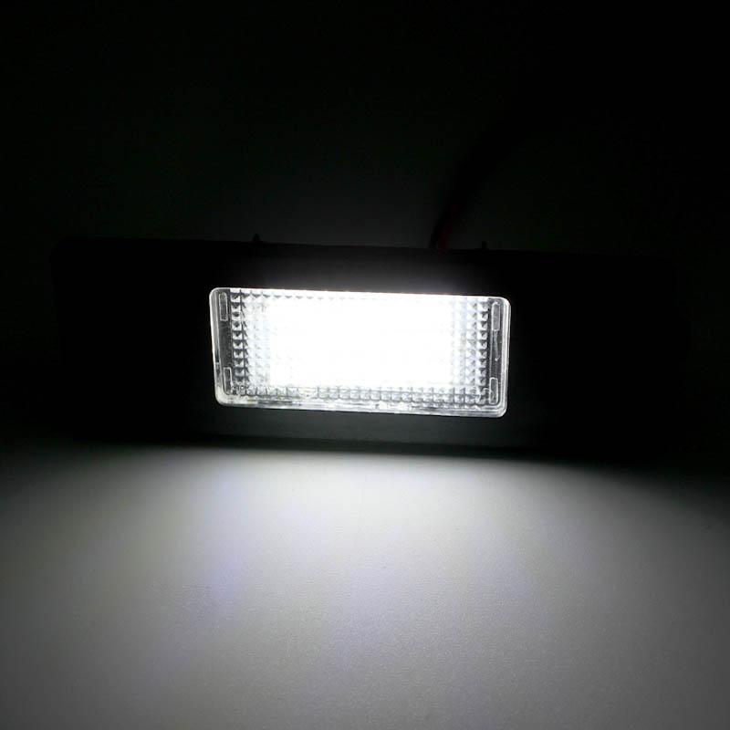 LED License Number Plate Lamp Car Light Luz No Error for BMW 1 Series E81 E87 E63 E64 M6 E85 E86 Z4 F12 F13 F20 K48