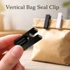 5/10Pcs Black Food Bag Sealing Clips Lightweight Durable Snack Package Seal Clamp Kitchen Storage Gadgets Household Food Fresh K