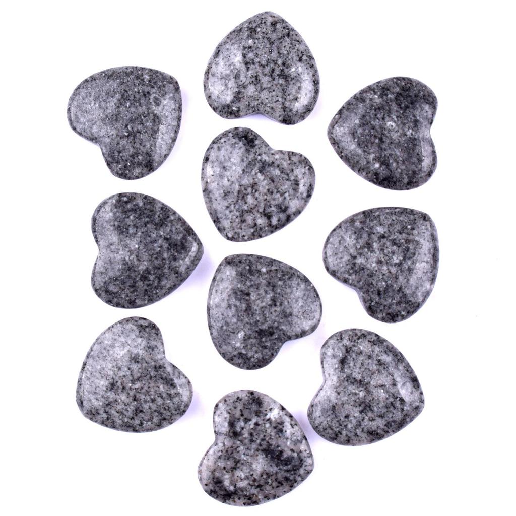 2cm Natural Rose Quartz Heart Crystal Gemstone
